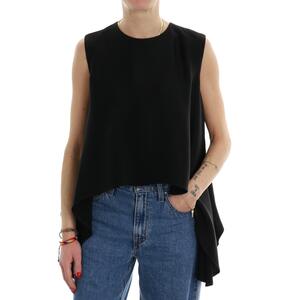 TOP ASIMMETRICO NERO